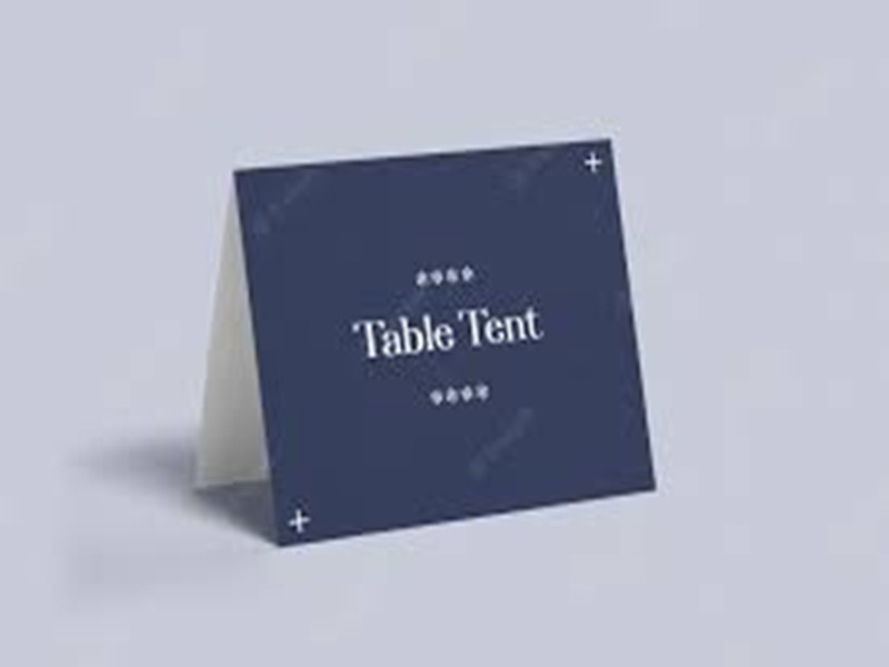tent cards Printing
