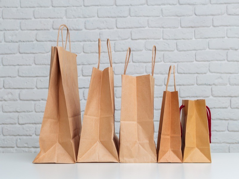 Paper bags - Kraft paper bags with eco-friendly branding