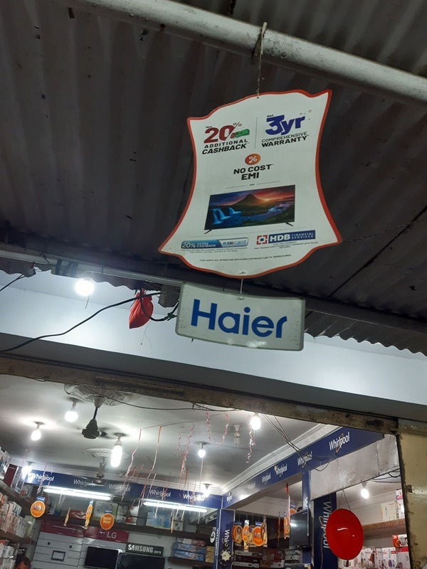 Die-cut custom shape danglers for beverage promotions.