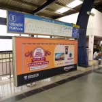 Advertising at Metro Stations