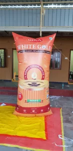 Inflatable product replica