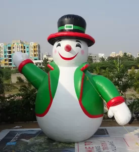 Inflatable cartoon characters
