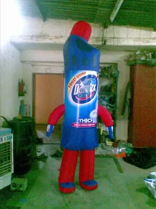 Inflatable product replica