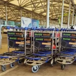 Advertising on Luggage Trolleys