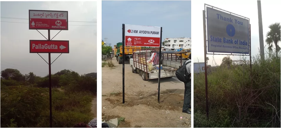 Village Direction Boards
