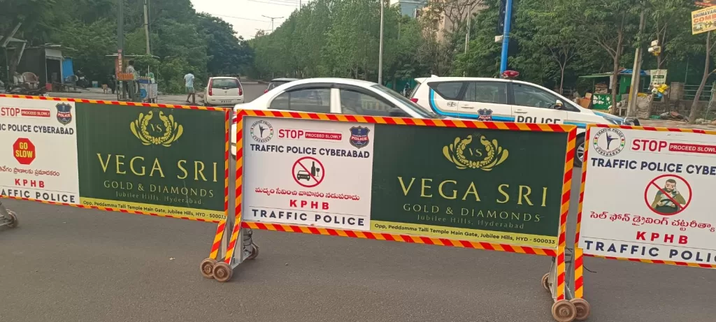 Co-Branding Police Barricades