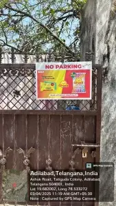 No Parking Boards 